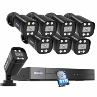 Hiseeu 3K 8ch Wired Security Camera System