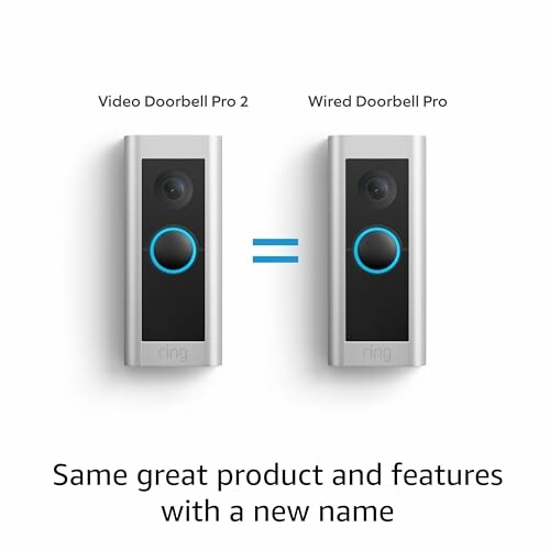 Comparison of Ring Video Doorbell Pro 2 and Wired Doorbell Pro