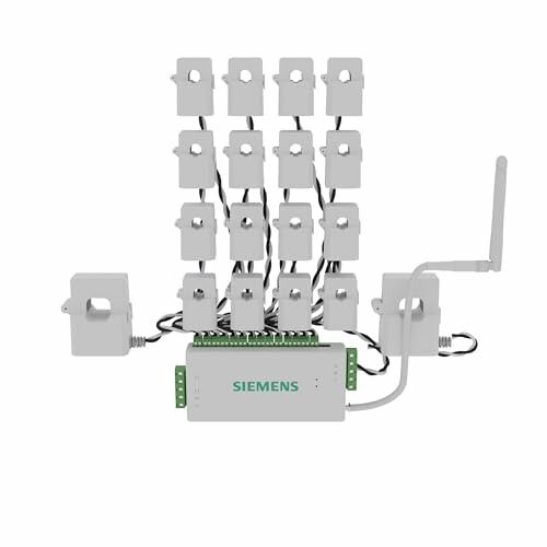 Siemens smart home hub with multiple connectors and antenna.